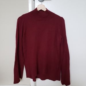 Bell sleeved mock neck Loft Sweater
